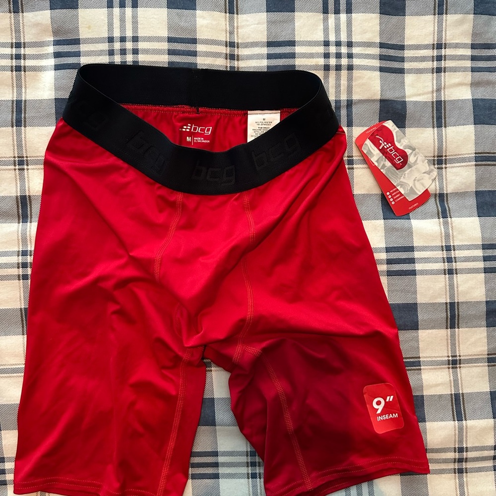 BCG Vibrant Red Performance Shorts